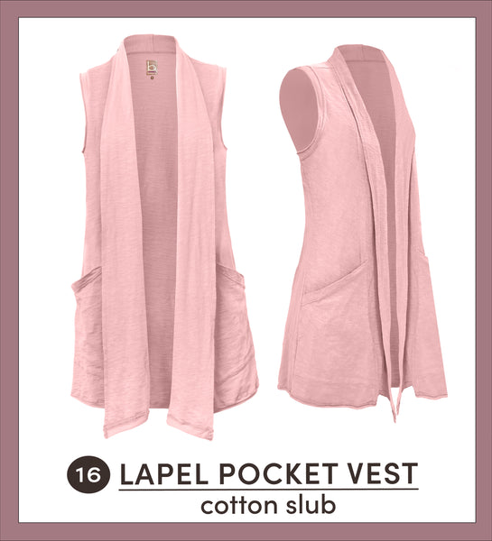 Lapel Pocket Vest