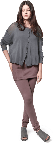 Wide Tulle Crop