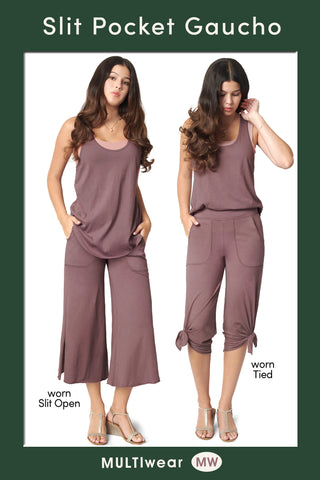 Slit Pocket Gaucho