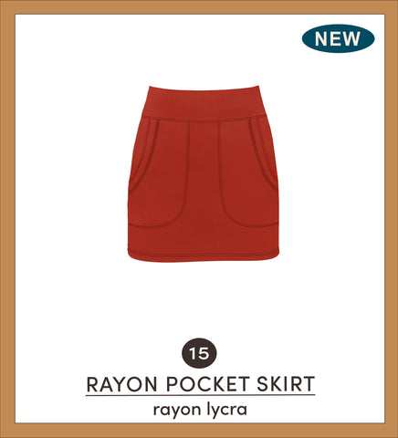 Rayon Pocket Skirt - SOLD OUT