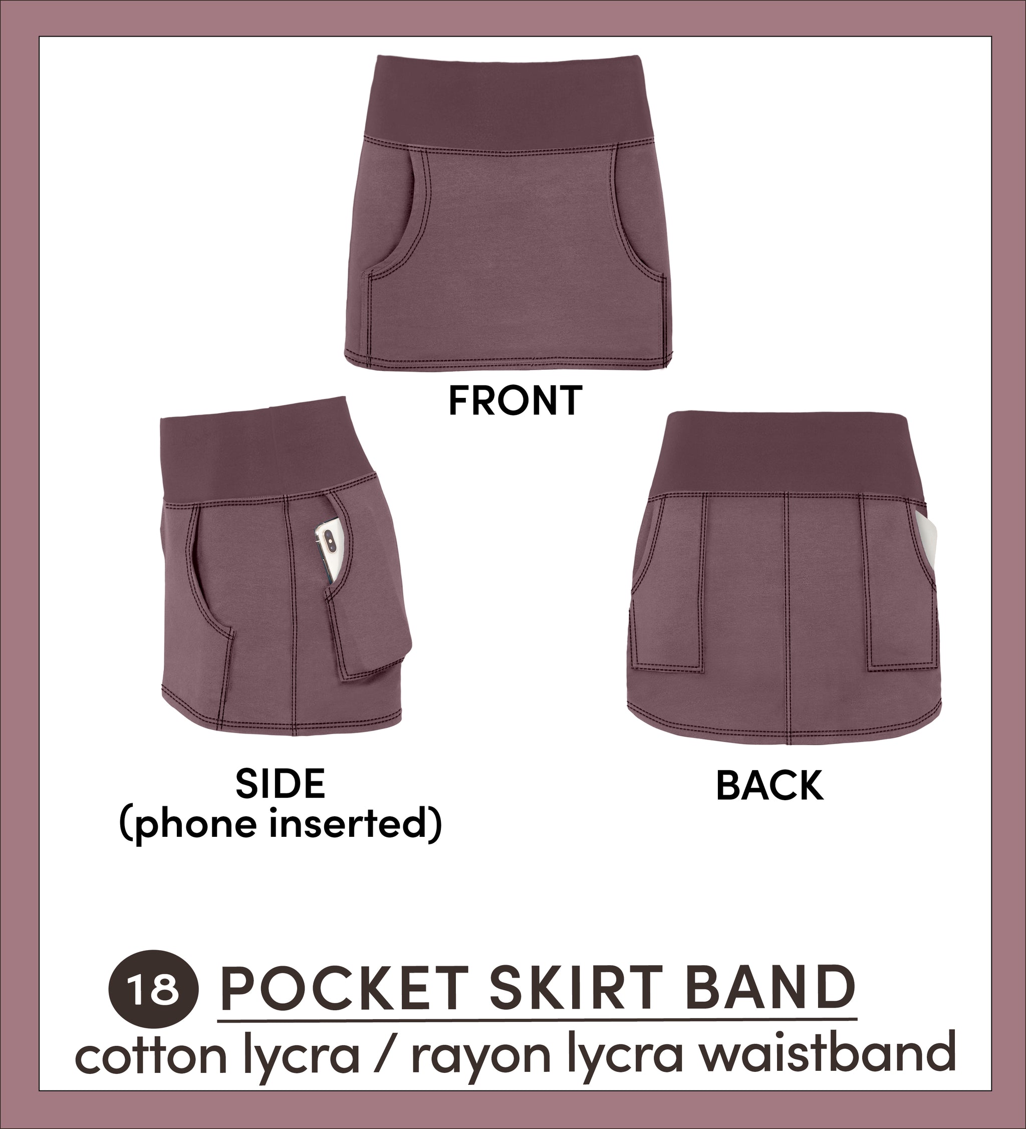 Pocket Skirtband – donna.m