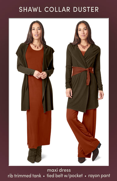 Shawl Collar Duster