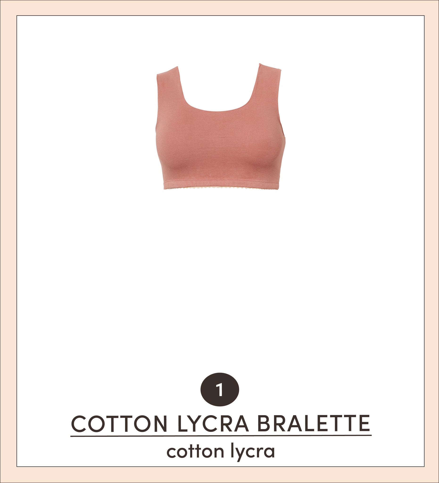 Cotton Lycra Bralette • SOLD OUT