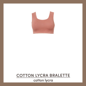 Cotton Lycra Bralette • Solid