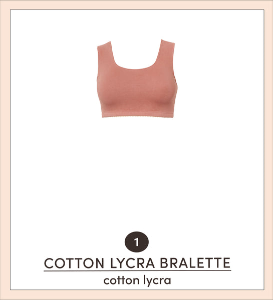 Cotton Lycra Bralette • Solid