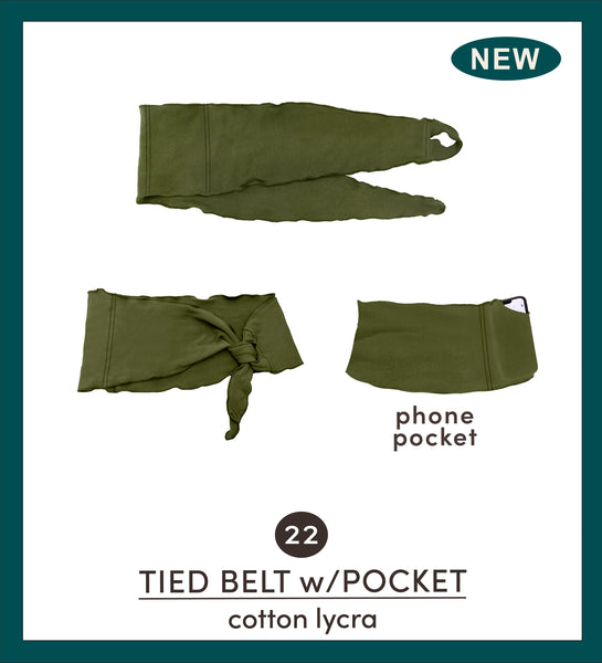 Tied Belt w/ Pocket