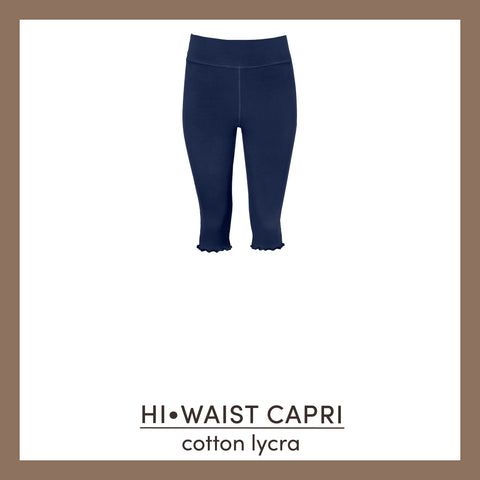 Hi-Waist Capri • Solid