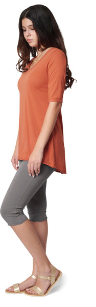 Darted 1/2 Sleeve Tunic