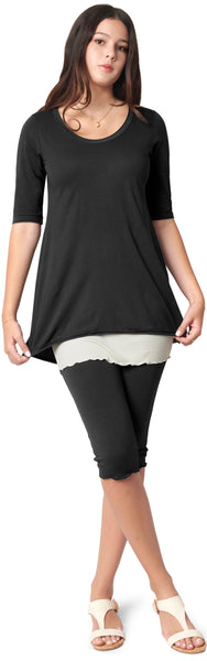Darted 1/2 Sleeve Tunic