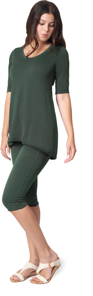 Darted 1/2 Sleeve Tunic