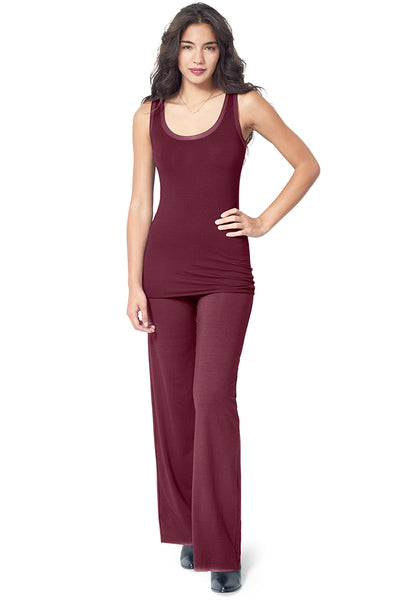 Rayon Trimmed Tank - LE