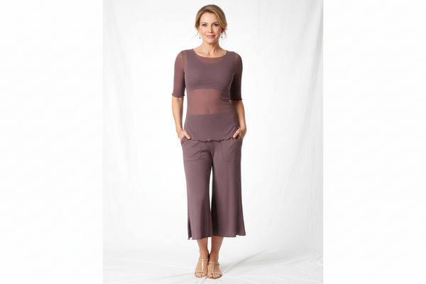 Tulle Trim Long Sleeve- TEST