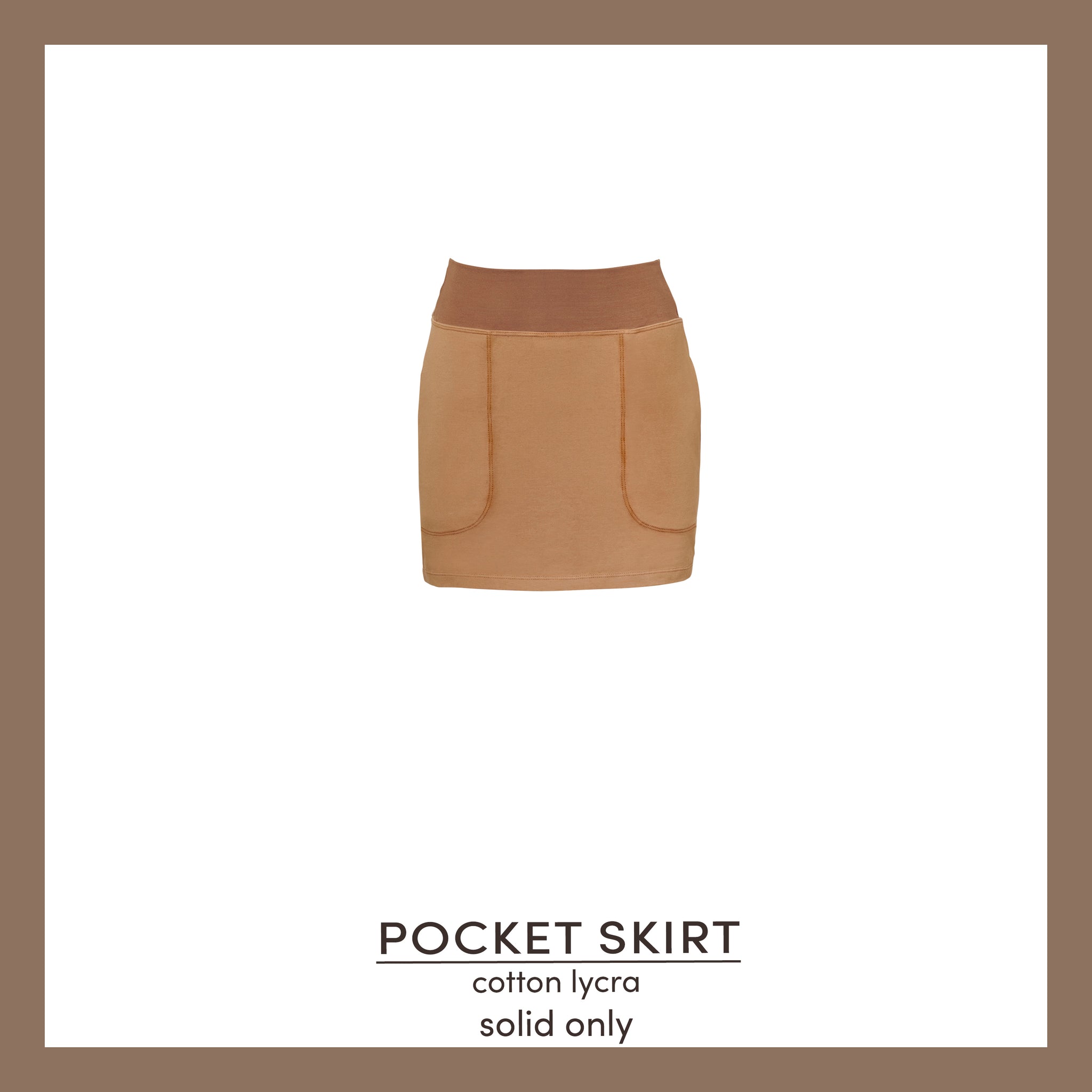 Pocket Skirt • Solid