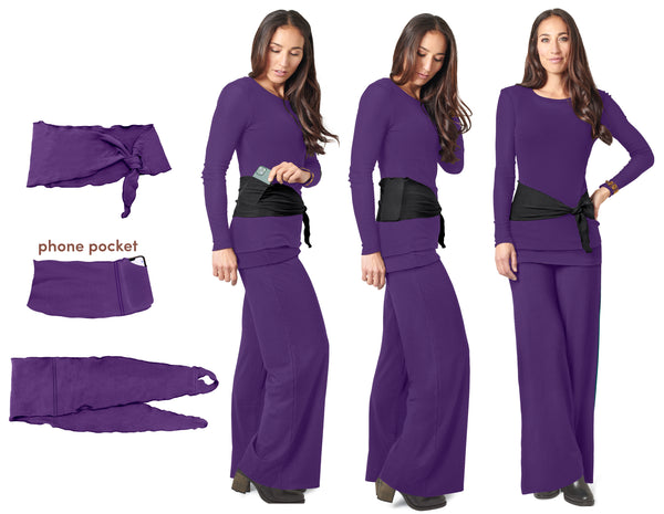 Tied Belt with Pocket